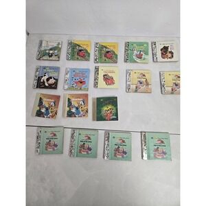 Vintage Little Golden Books Lot Kids Classics + Plush Puppy Dog Toy